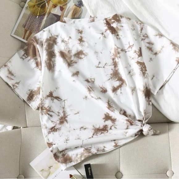 LUNE Tie Dye Round Neck Tee Size 4 (small) - Picture 1 of 7